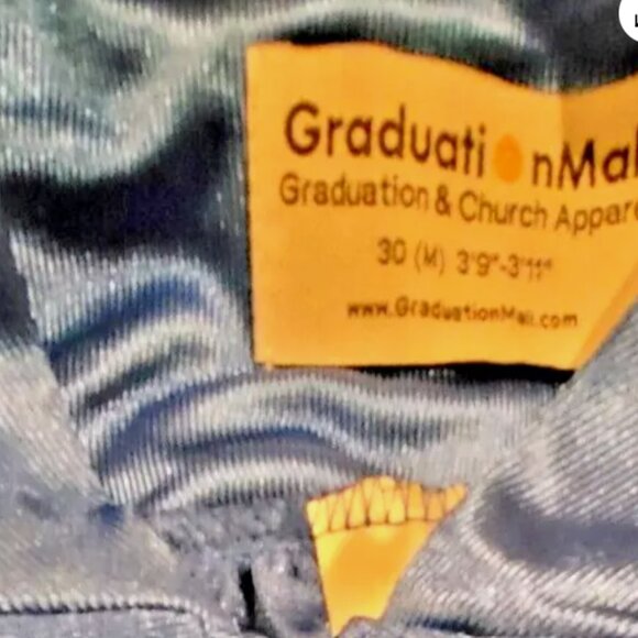 Blue Graduation/Choir Robe Child Size 30 (M) *Graduation Mall* - Picture 5 of 9